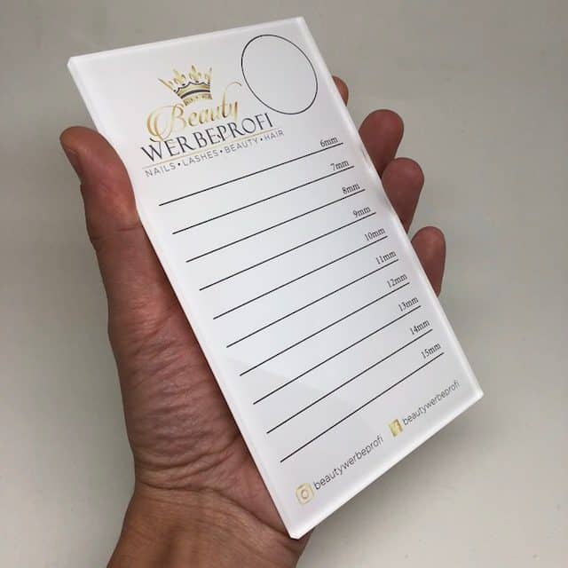 Plaque de cils / Lashes / Extensions de cils de haute qualité - avec le logo de votre studio – Image 4