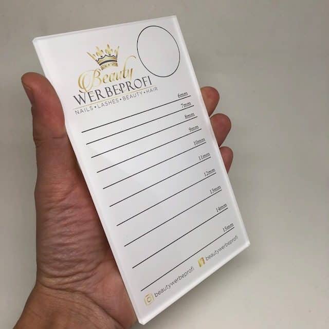 Plaque de cils / Lashes / Extensions de cils de haute qualité - avec le logo de votre studio – Image 3