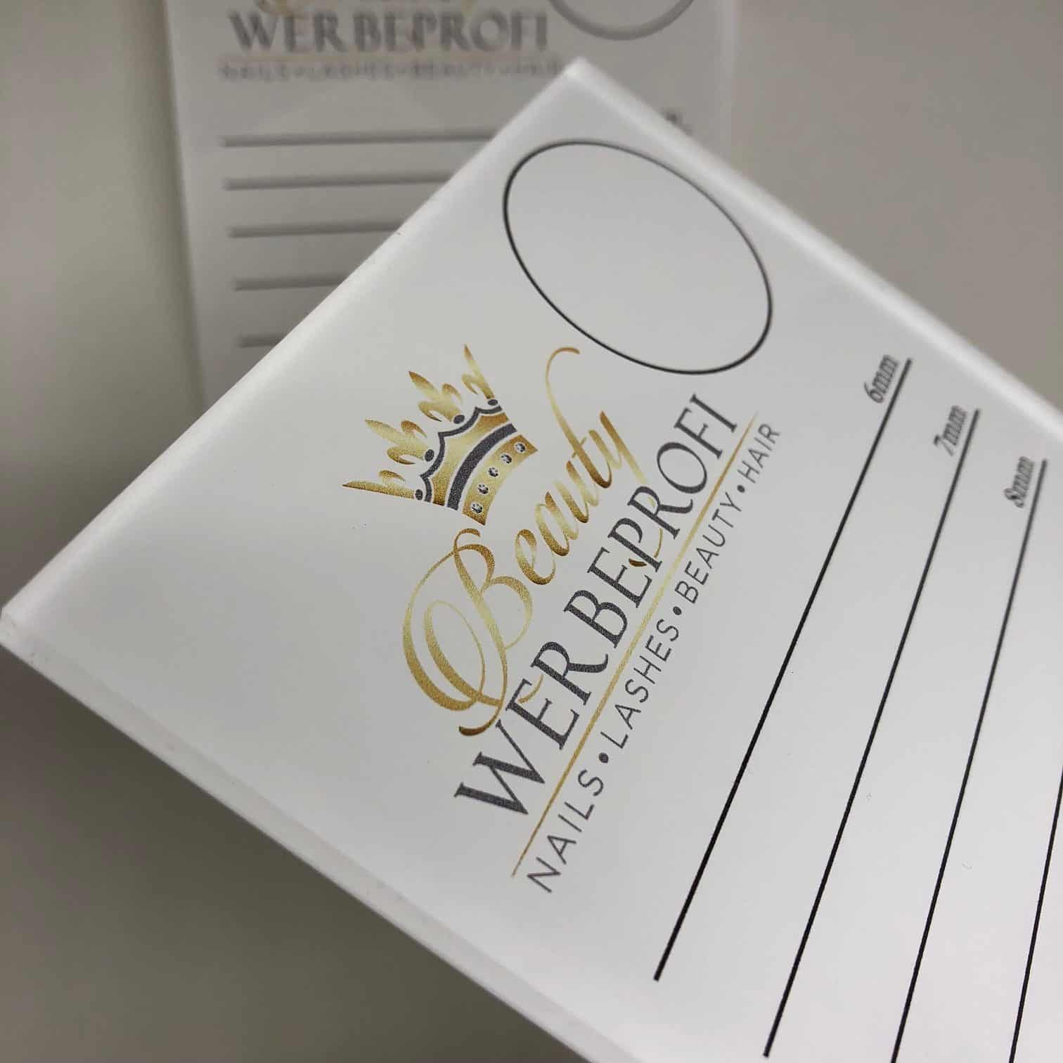 Plaque de cils / Lashes / Extensions de cils de haute qualité - avec le logo de votre studio – Image 5