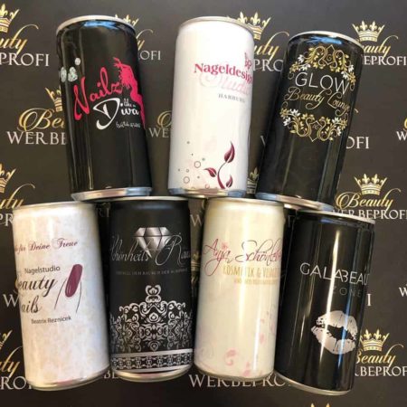 SECCO - HUGO - ENERGY - canettes de boissons personnalisées / Logodrink / frais de consigne inclus