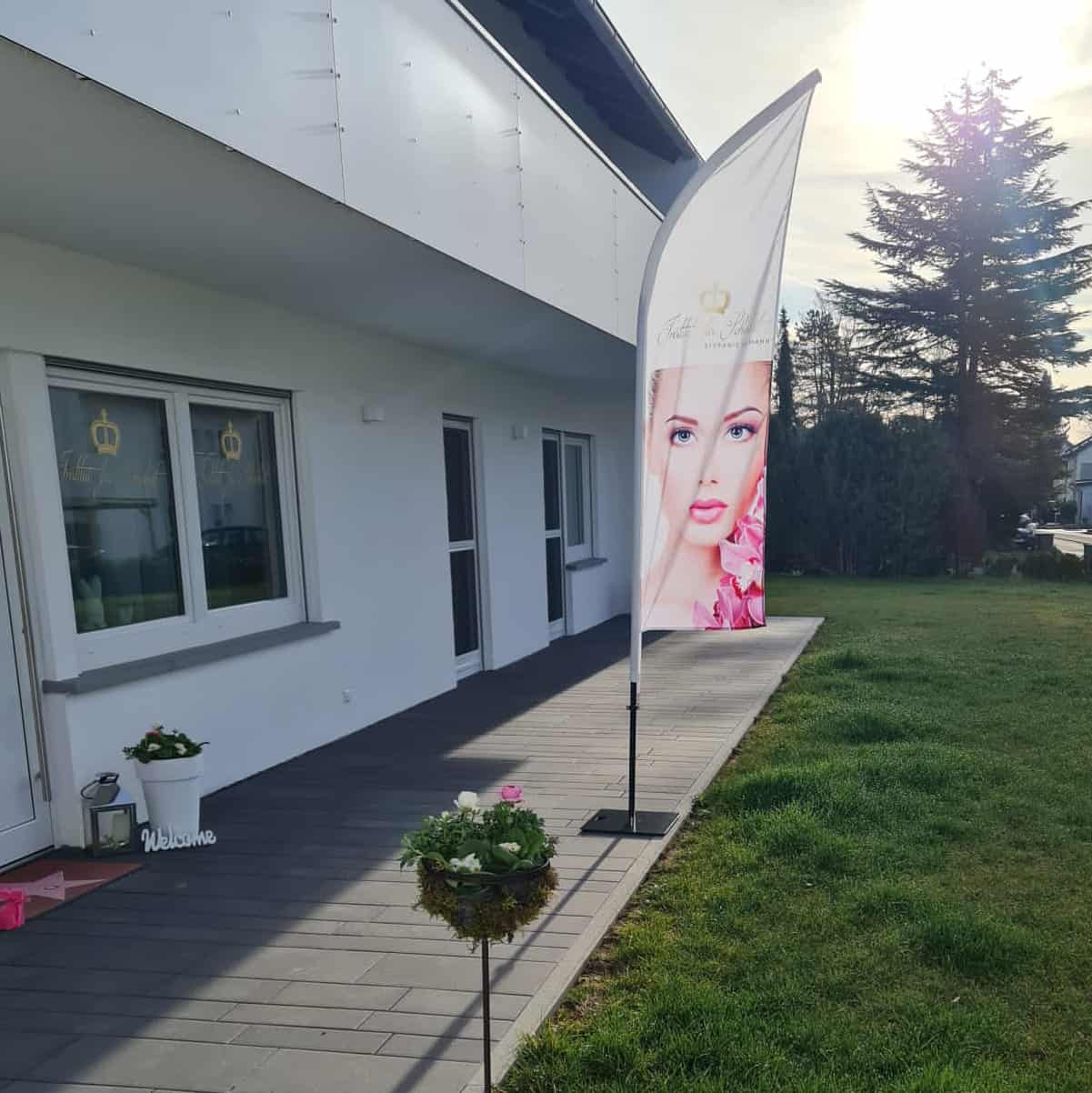 Drapeau publicitaire/ Drapeau - Publicité extérieure / Publicité mobile / Beachflag – Image 5