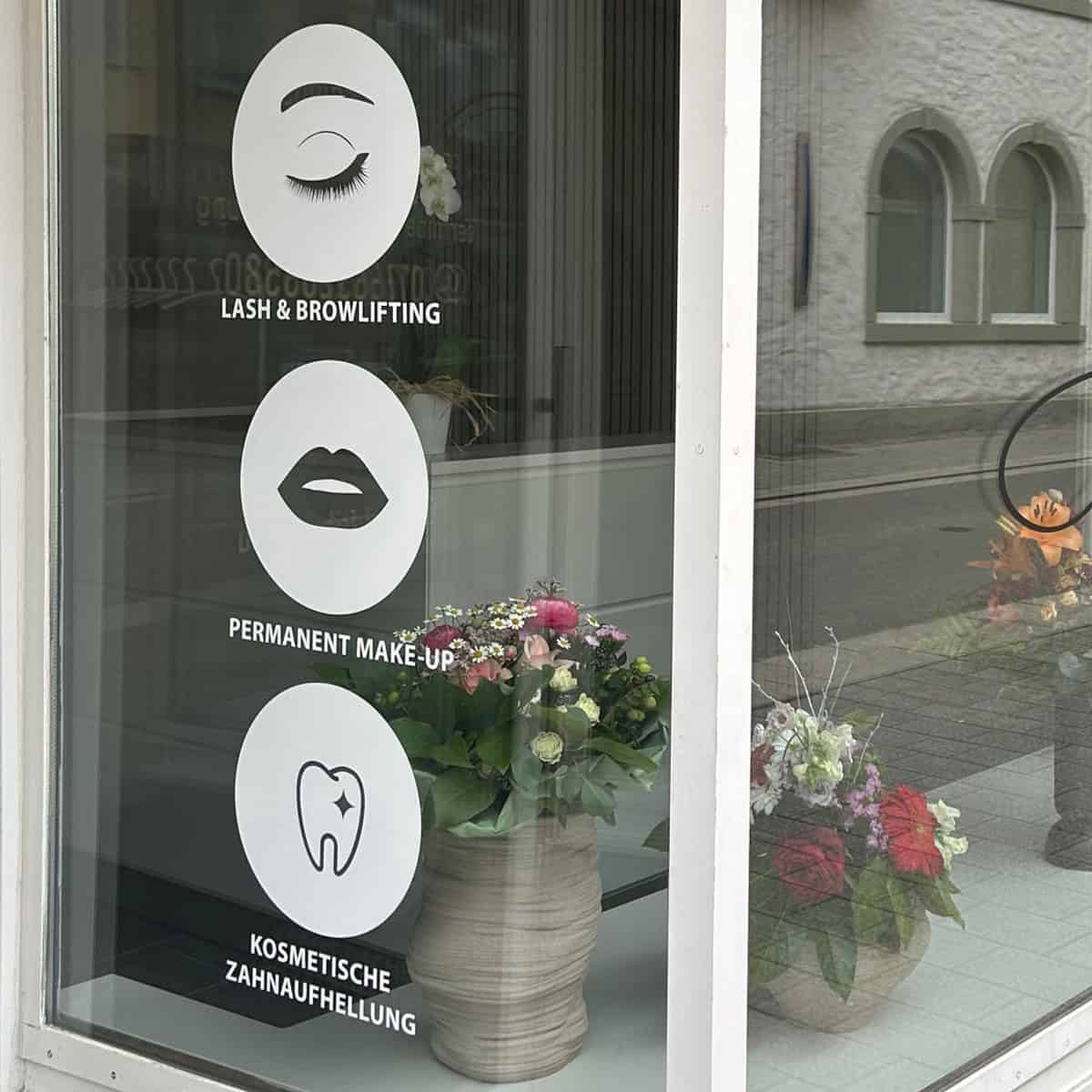 Autocollants de fenêtre / icônes / vitrophanie / services / or & argent – Image 11