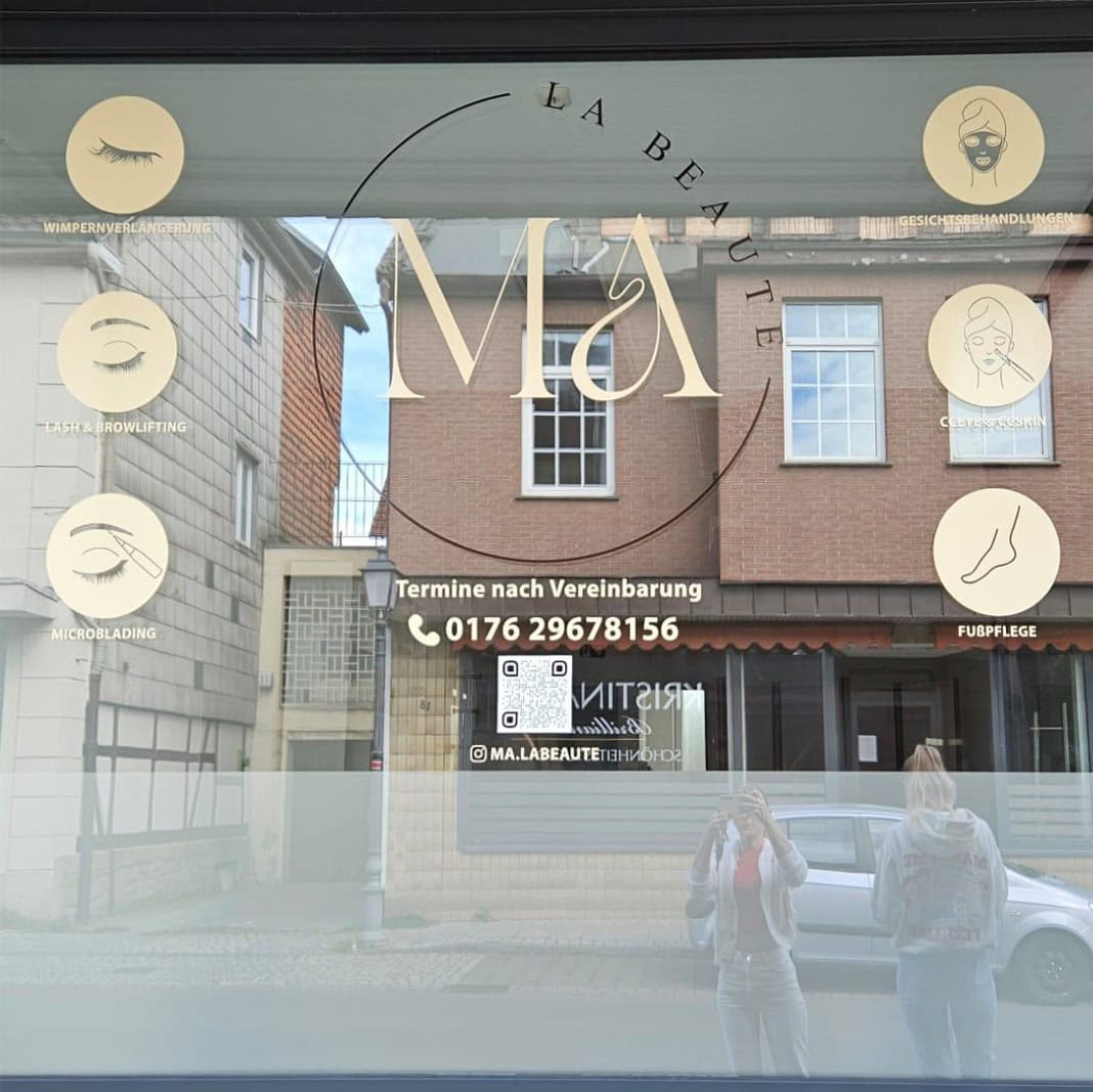 Autocollants de fenêtre / icônes / vitrophanie / services / or & argent – Image 13