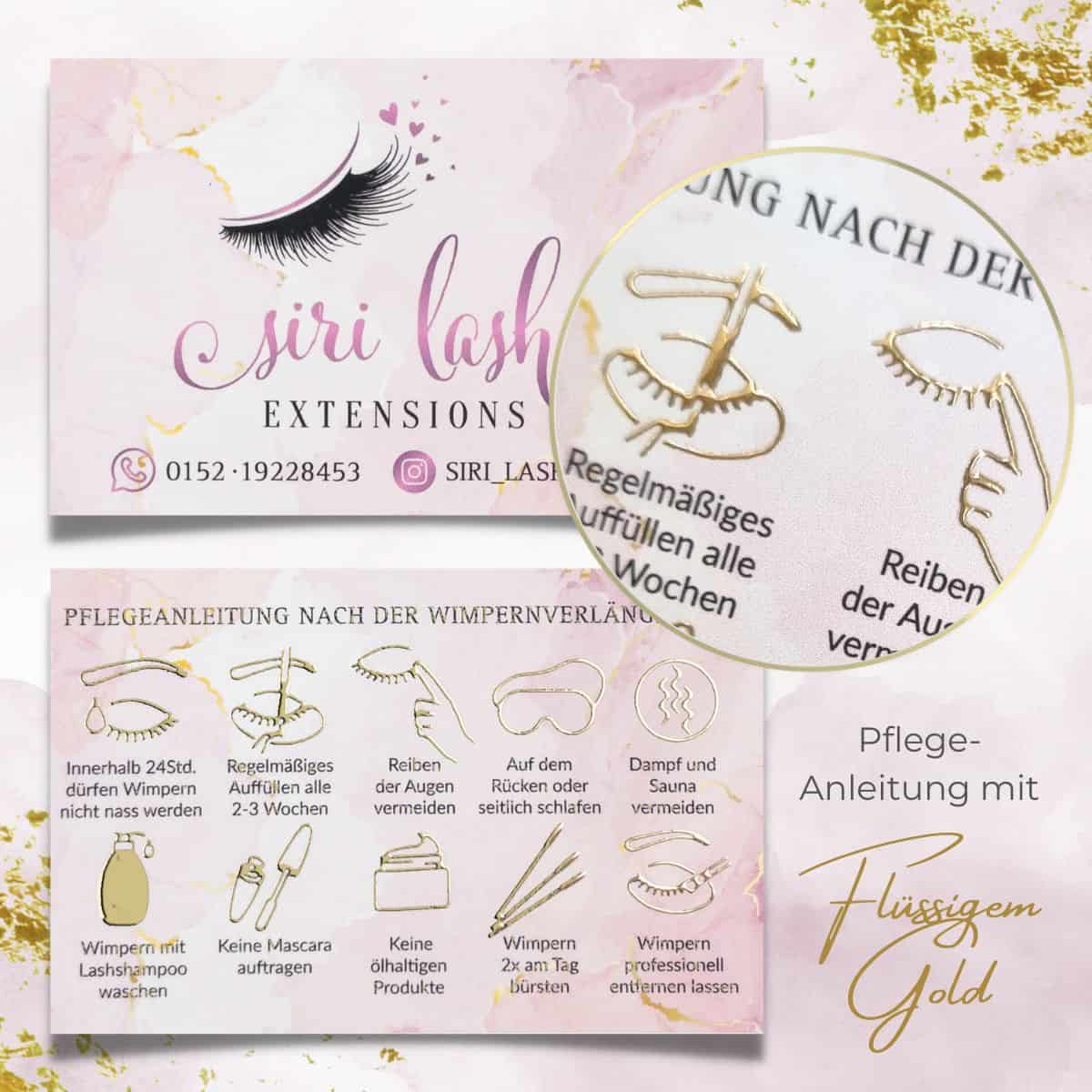 Guide de soins Extensions de cils / Microblading / Extensions - Or / Argent
