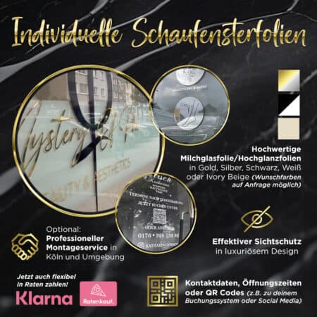 Marquage de vitrines - selon l'offre