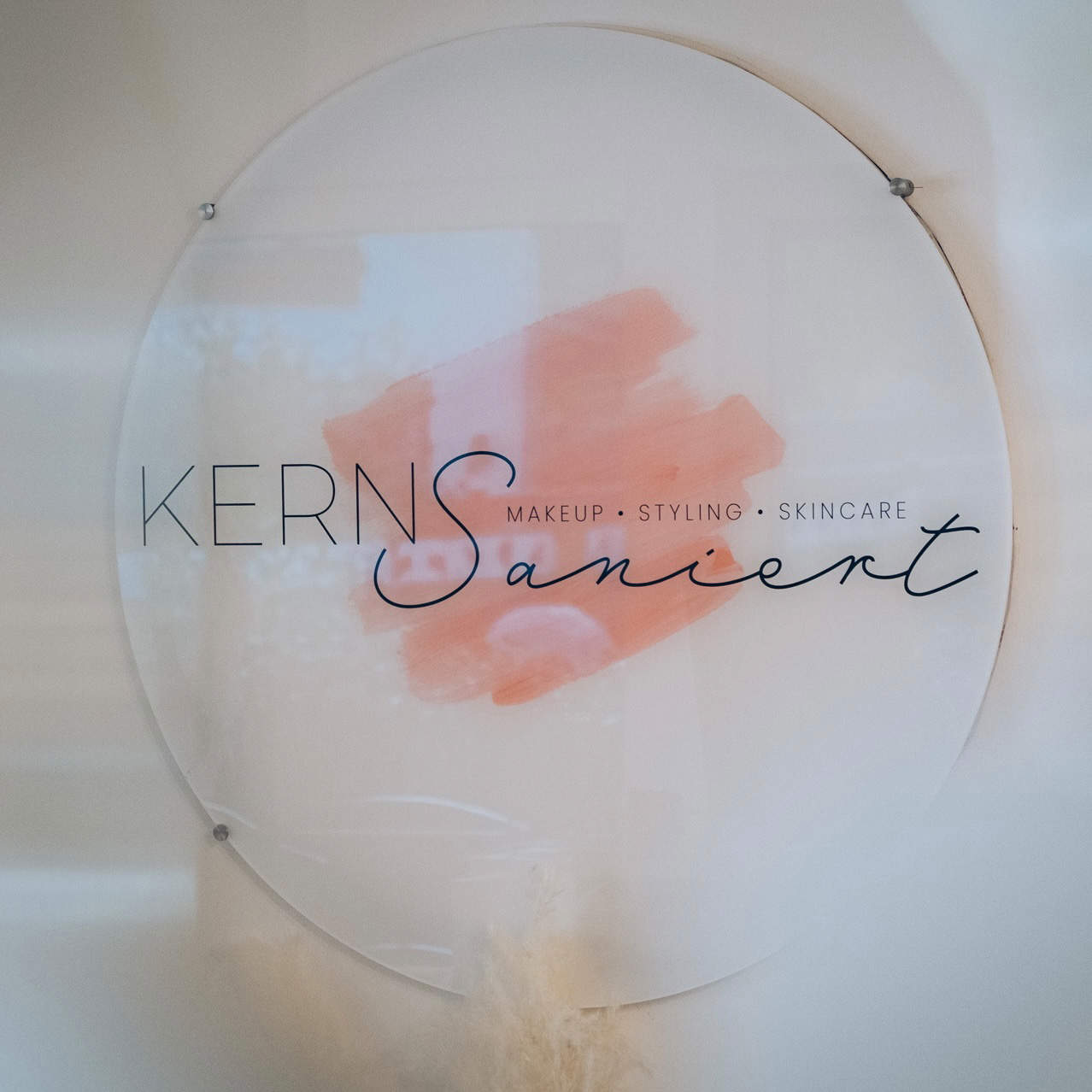 Panneau acrylique glamour / panneau mural / logo mural jusqu'à 1,50m rond – Image 16