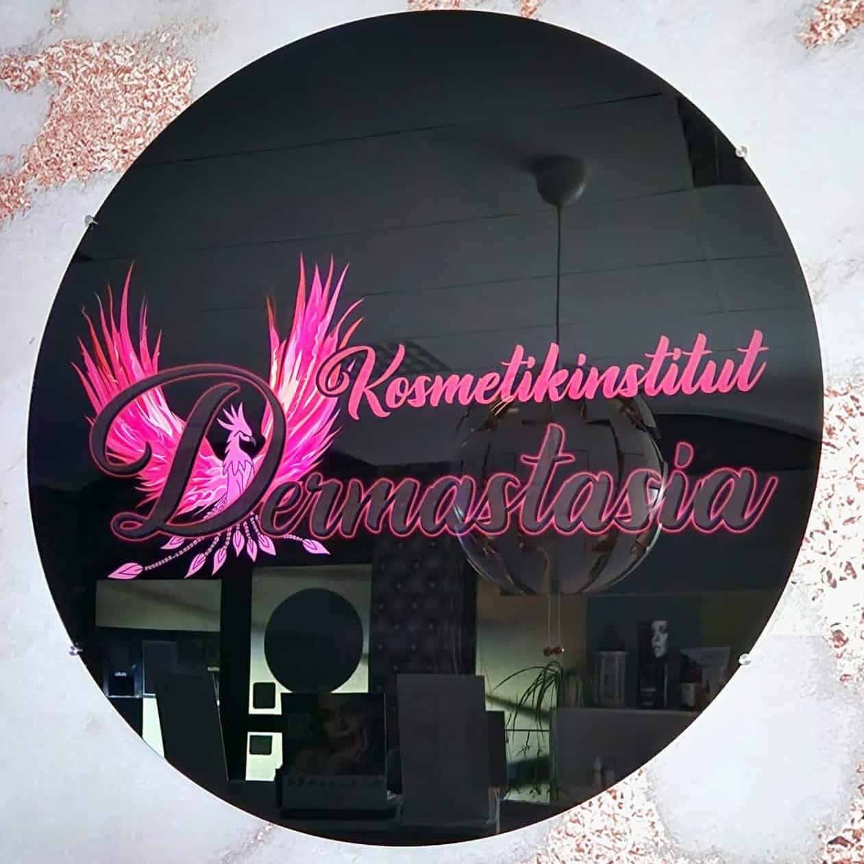 Panneau acrylique glamour / panneau mural / logo mural jusqu'à 1,50m rond – Image 12