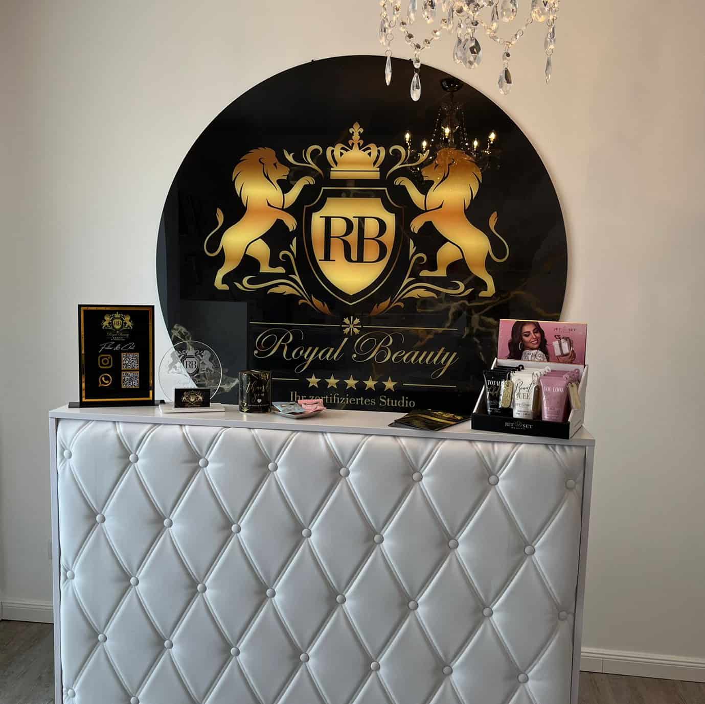 Panneau acrylique glamour / panneau mural / logo mural jusqu'à 1,50m rond – Image 15