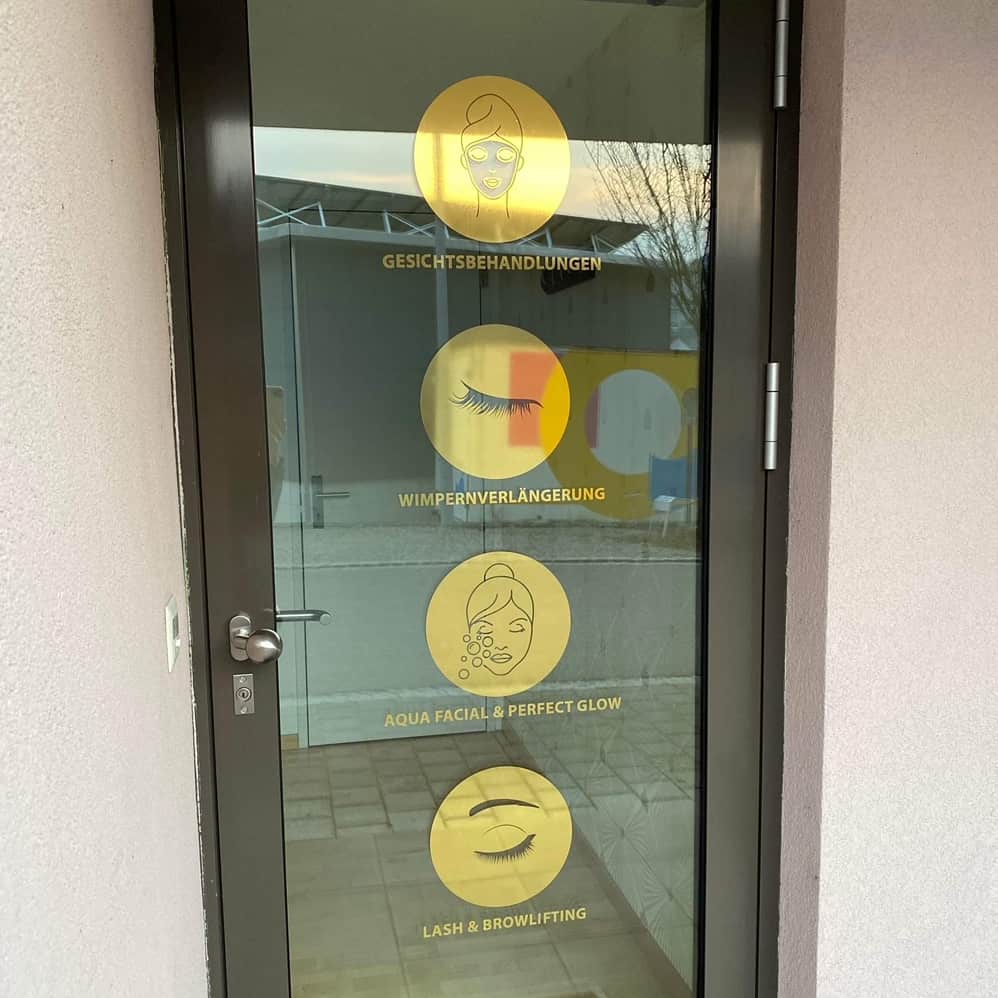 Autocollants de fenêtre / icônes / vitrophanie / services / or & argent – Image 4