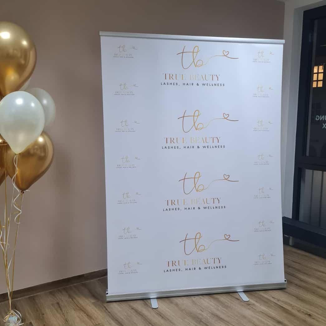 Fond d'écran - Roll-Up - Mur de photos - Présentoir - Différentes tailles. dimensions - sac inclus – Image 5