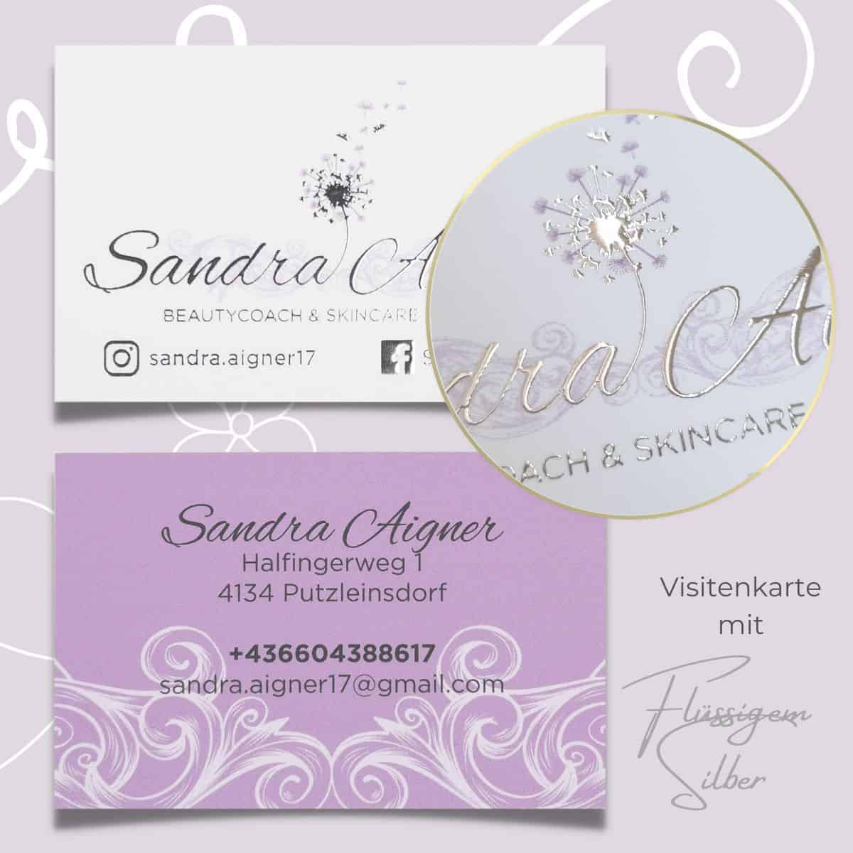 Warenkorbe de visite exclusive avec finition or ou argent liquide et surface softtouch – Image 14