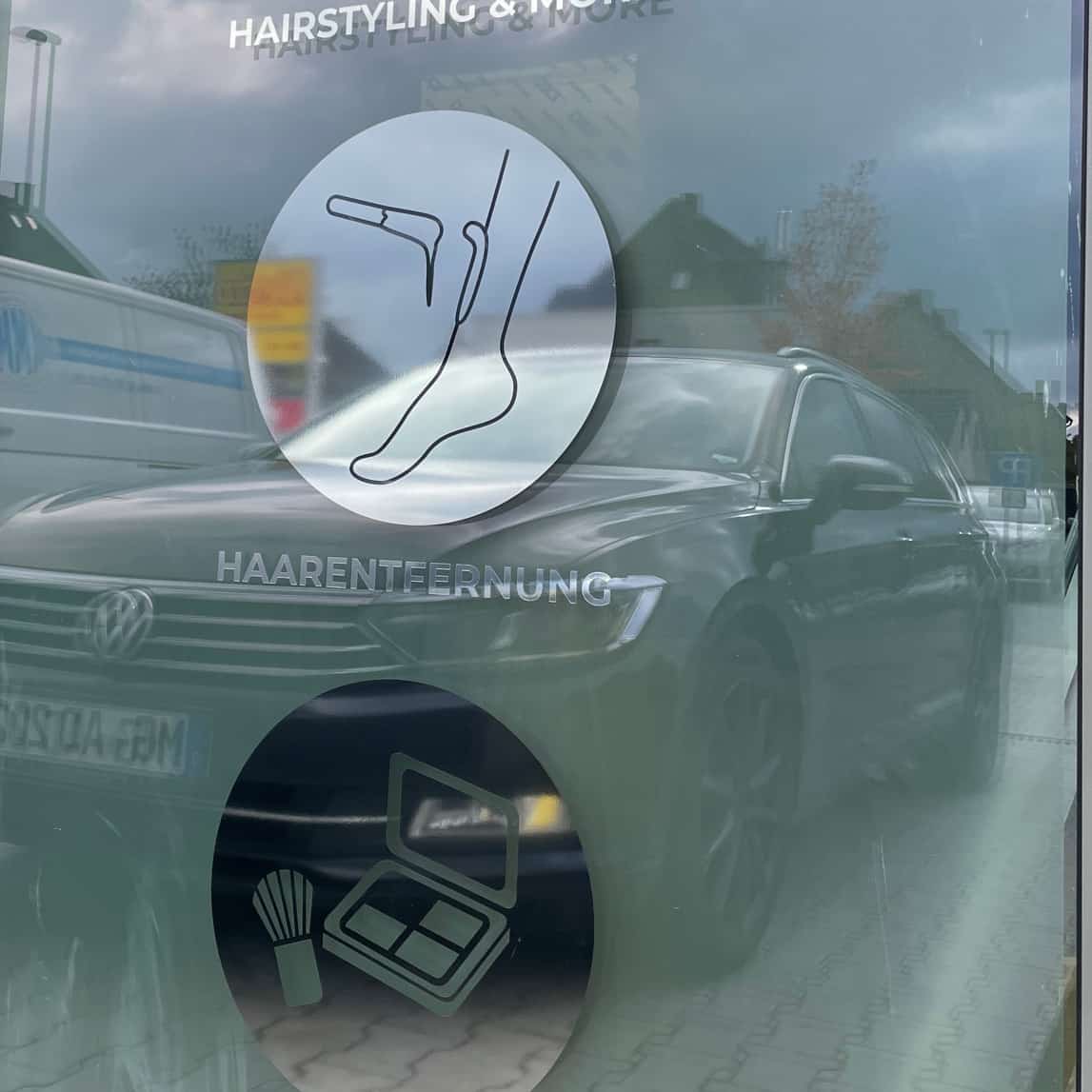 Autocollants de fenêtre / icônes / vitrophanie / services / or & argent – Image 7