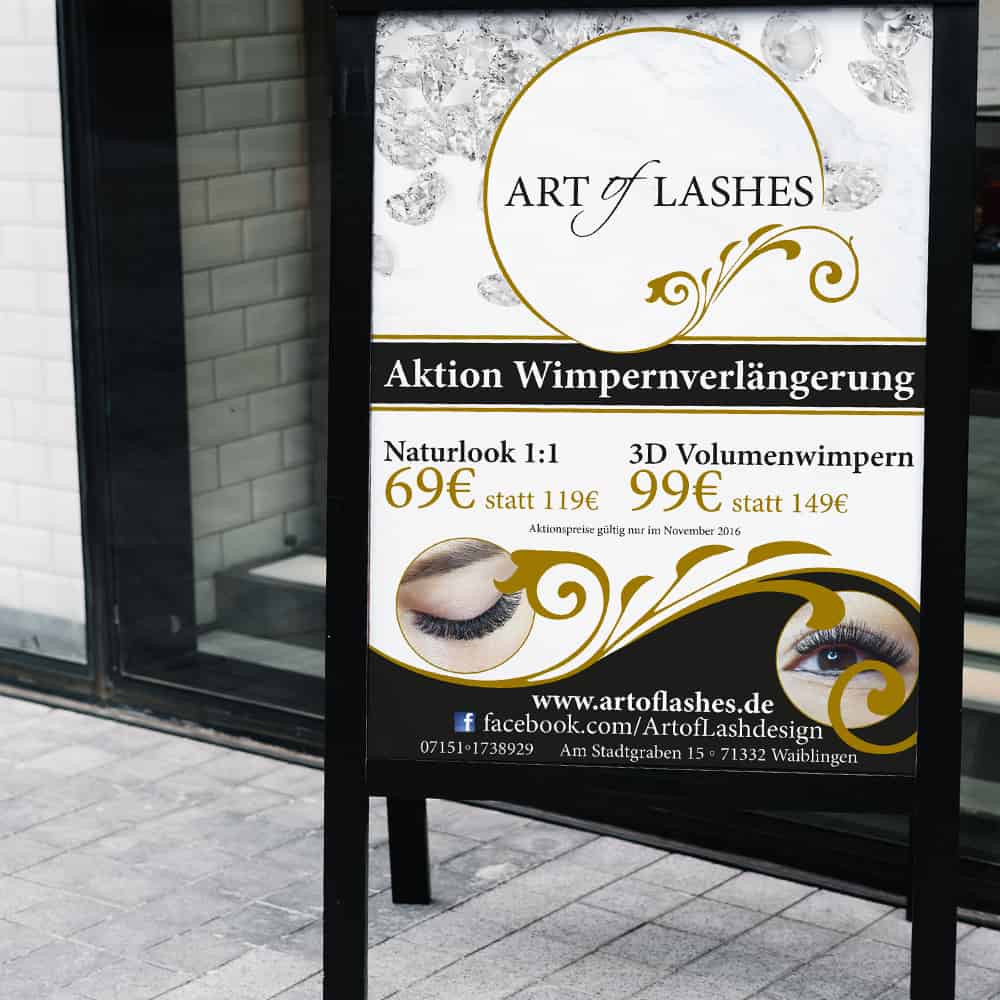 Affiche / Panneau de trottoir - Affiche DINA1 HAUT-PARLEUR - dans le design souhaité – Image 6