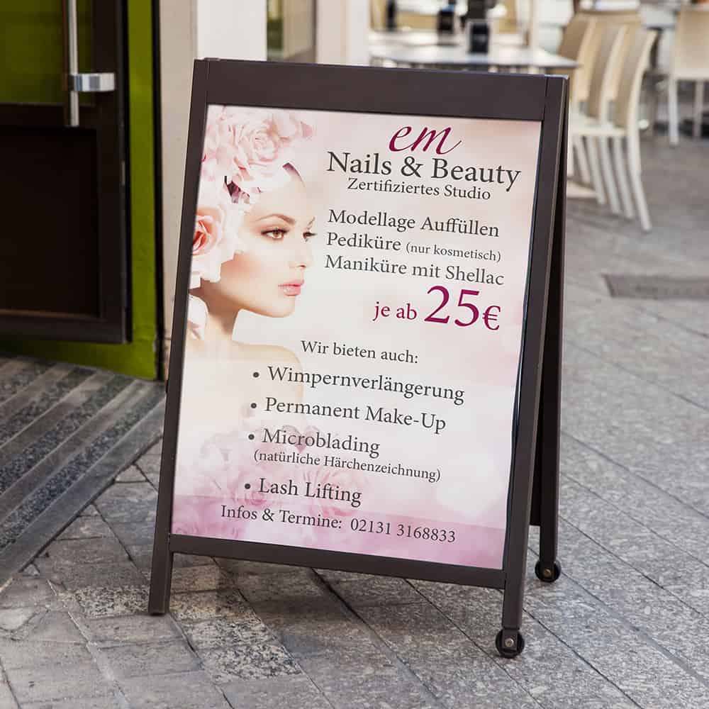 Affiche / Panneau de trottoir - Affiche DINA1 HAUT-PARLEUR - dans le design souhaité – Image 5