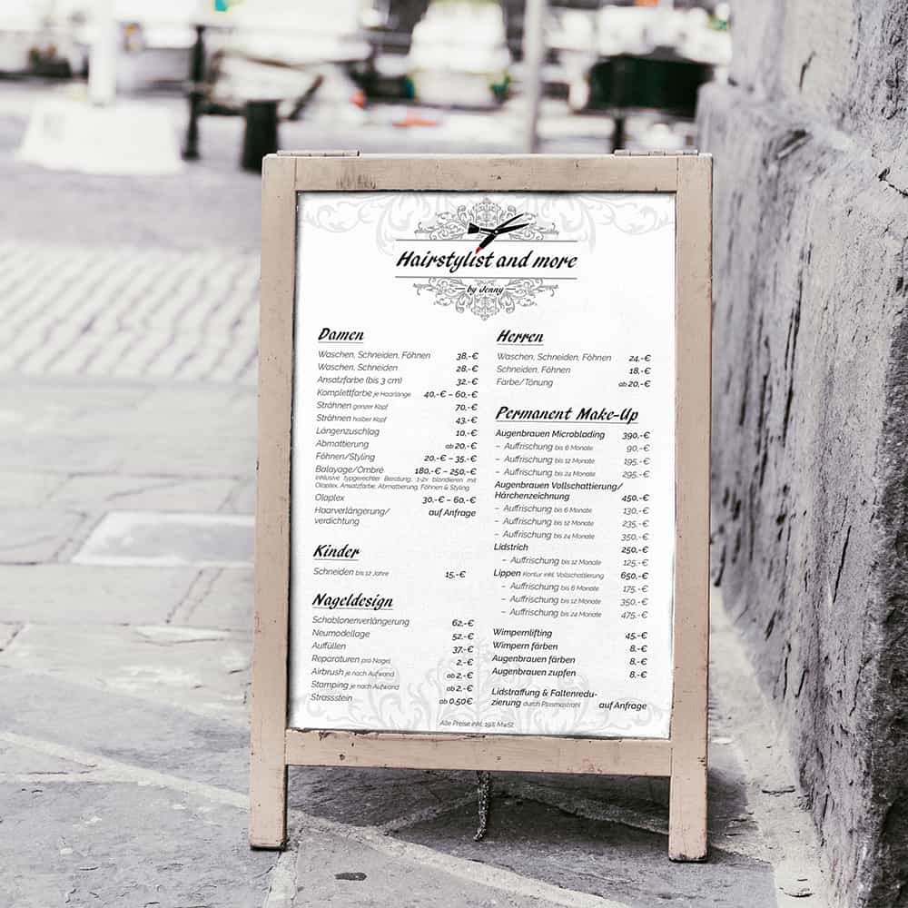 Affiche / Panneau de trottoir - Affiche DINA1 HAUT-PARLEUR - dans le design souhaité – Image 4