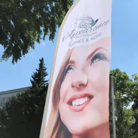 Drapeau publicitaire/ Drapeau - Publicité extérieure / Publicité mobile / Beachflag – Image 7