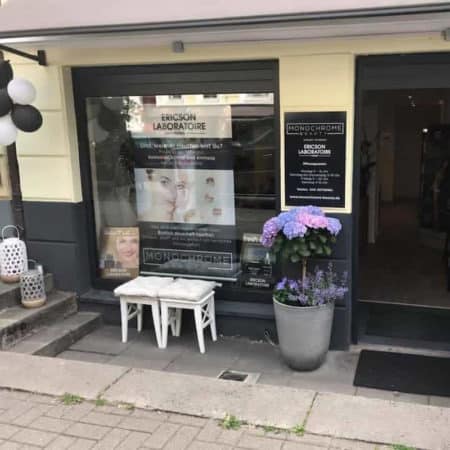 Bannière décorative exclusive en satin (décoration de studio / vitrine) 100x200cm