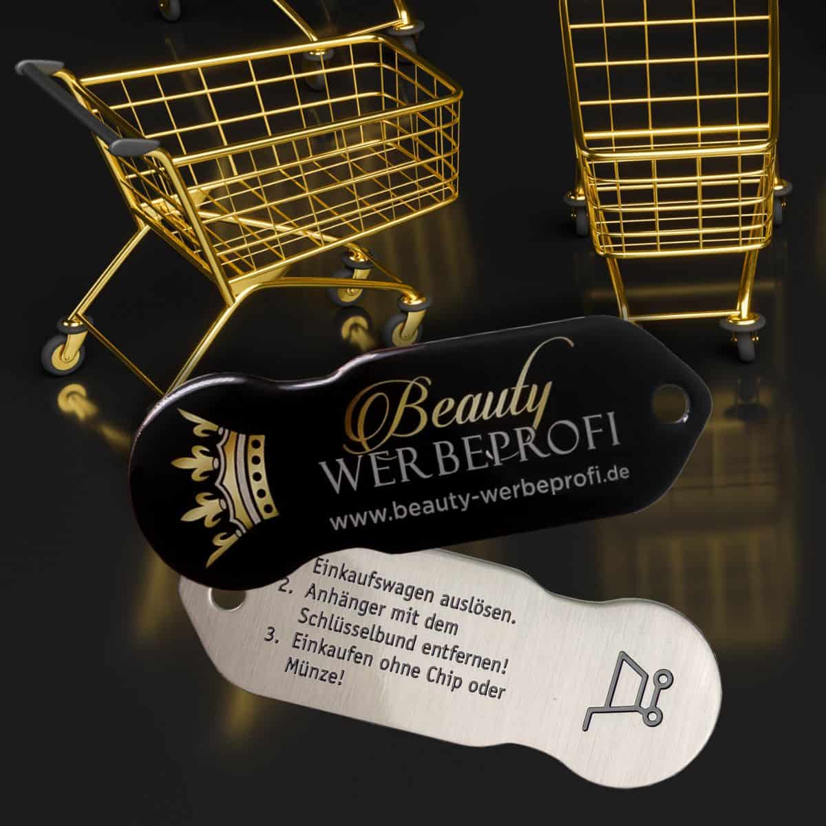 Jeton de caddie / métal / avec votre logo / jeton de caddie / 100 pièces – Image 3