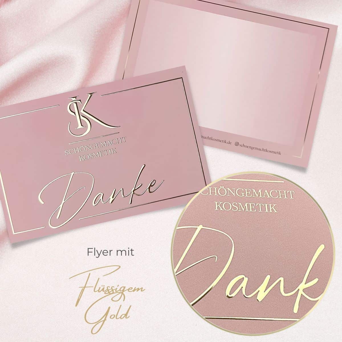 Flyer exclusif avec or liquide ou argent liquide / finition laquée – Image 10