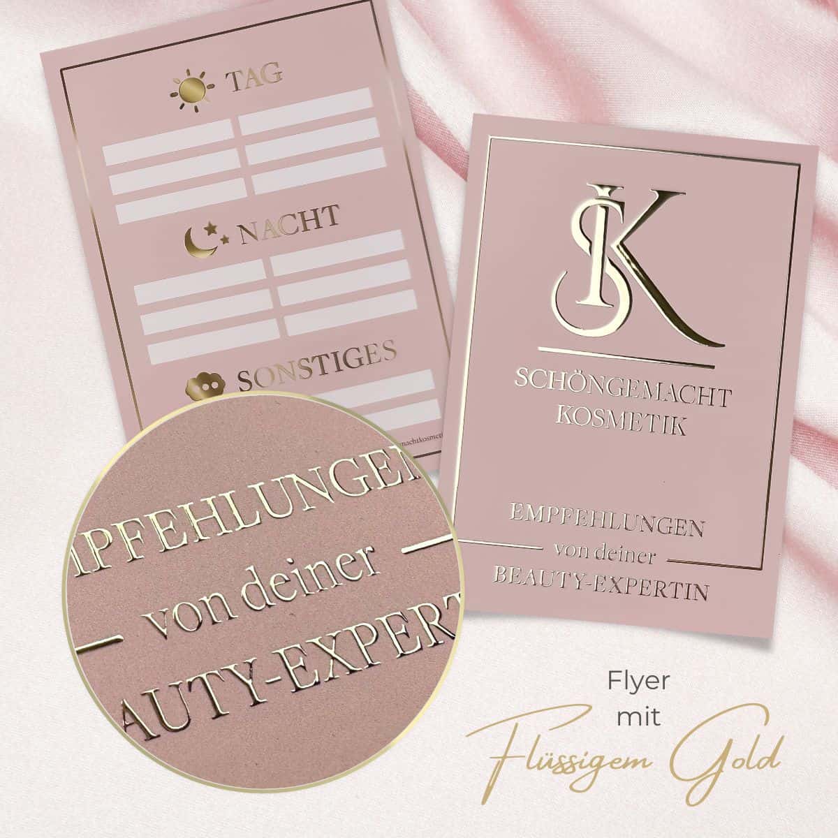 Flyer exclusif avec or liquide ou argent liquide / finition laquée – Image 12