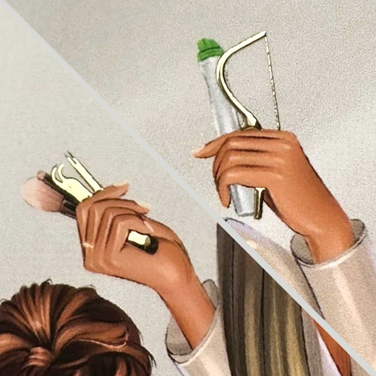 Dépliant / flyer exclusif de 4 pages avec de l'or ou de l'argent liquide – Image 21