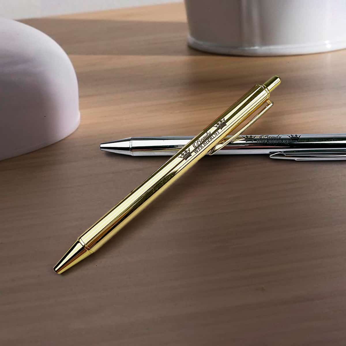 Stylo à bille / Kuli / Pen or / argent - métal / avec votre logo / à partir de 25 exemplaires – Image 4