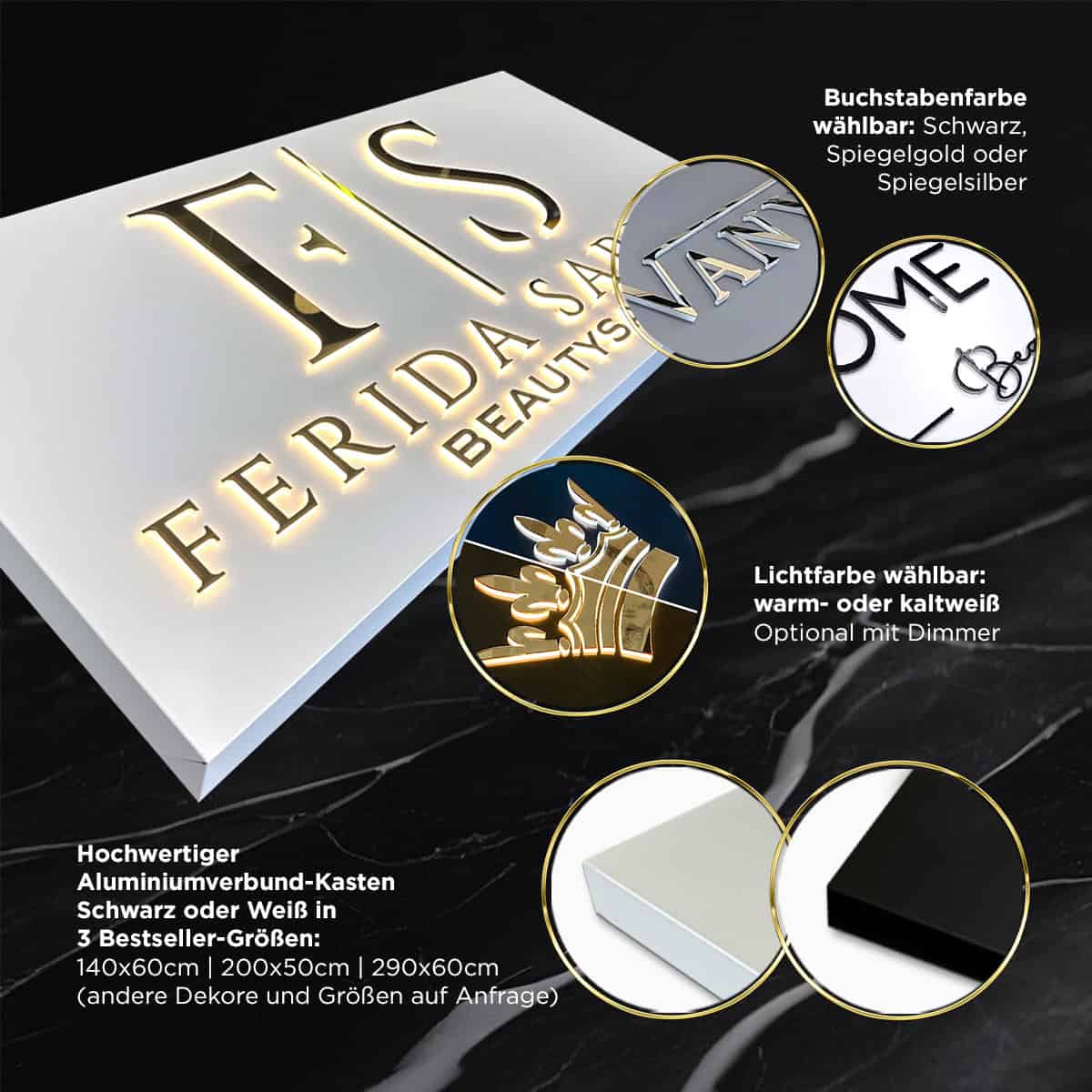 Enseignes lumineuses - LED - Enseignes lumineuses - Enseignes lumineuses - Enseignes extérieures lumineuses