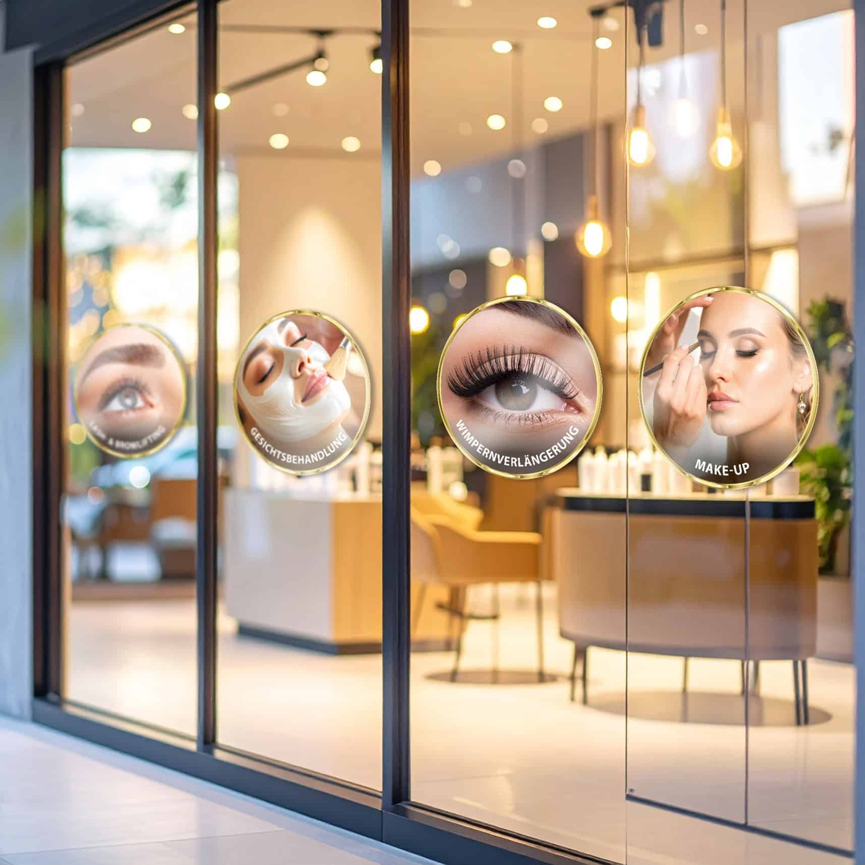 Autocollants de fenêtre / Icônes photo / Vitrophanie / Services