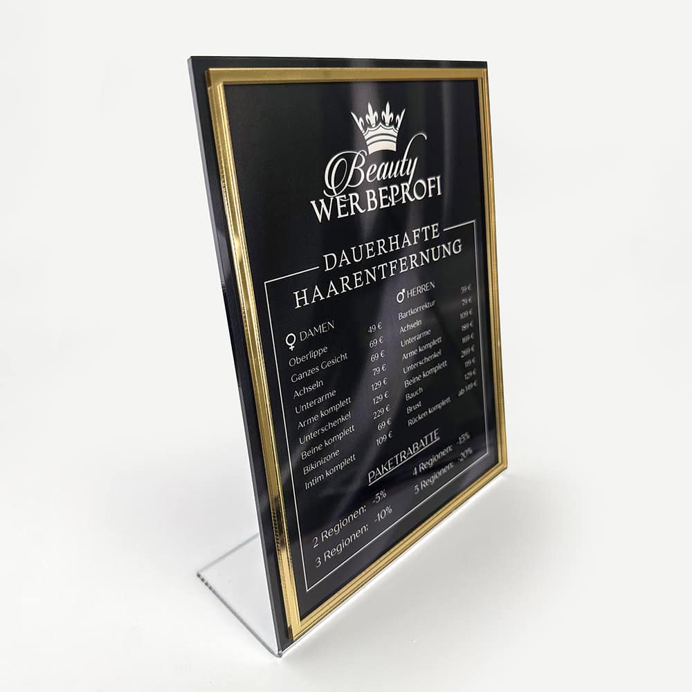 Présentoir de comptoir / Liste de prix / Panneau d'information / Panneau d'affichage – Image 4